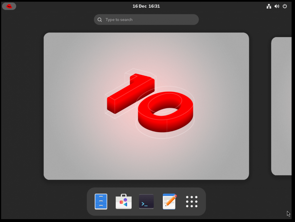 RHEL 10 Desktop